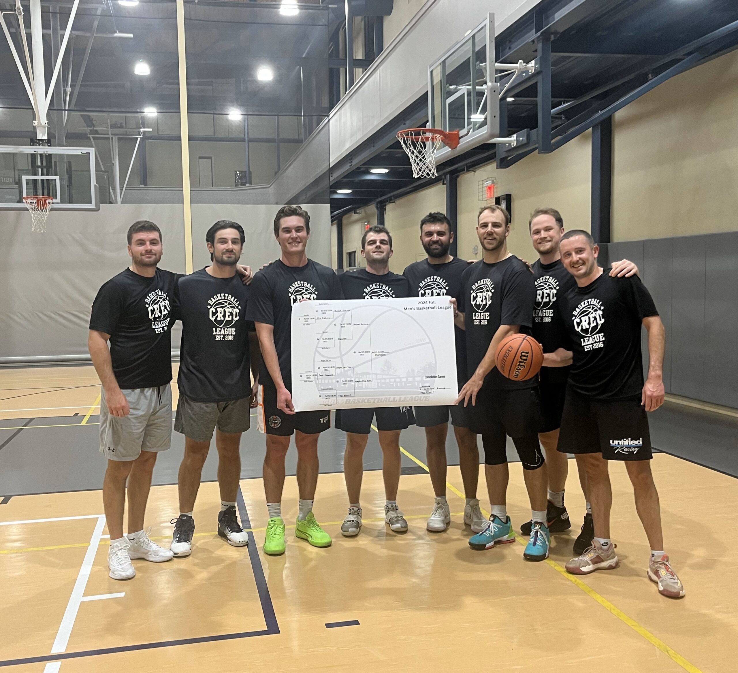 Adult Men's Basketball 2024 Winners