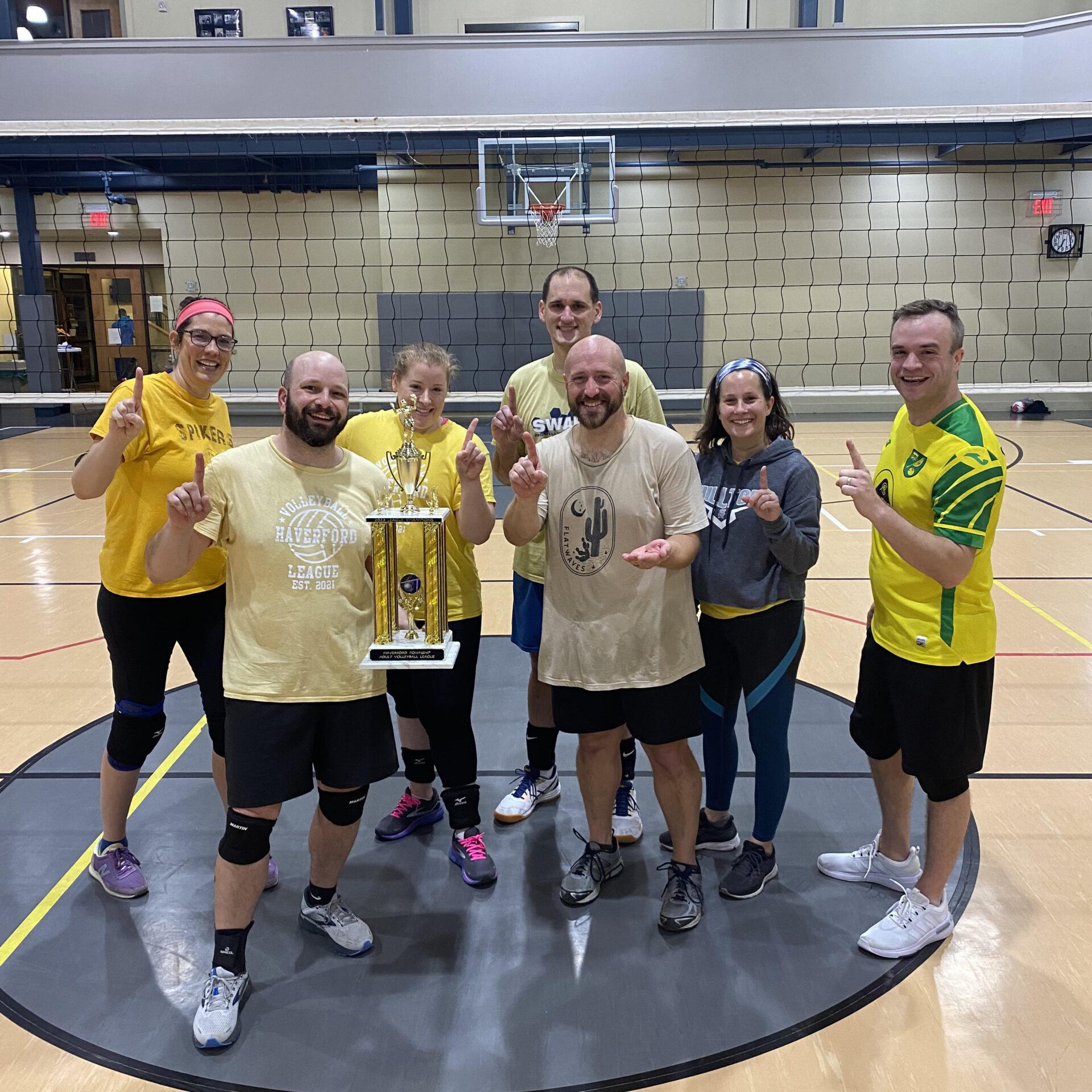 Fall 2023 Adult Volleyball Champs - Spikers